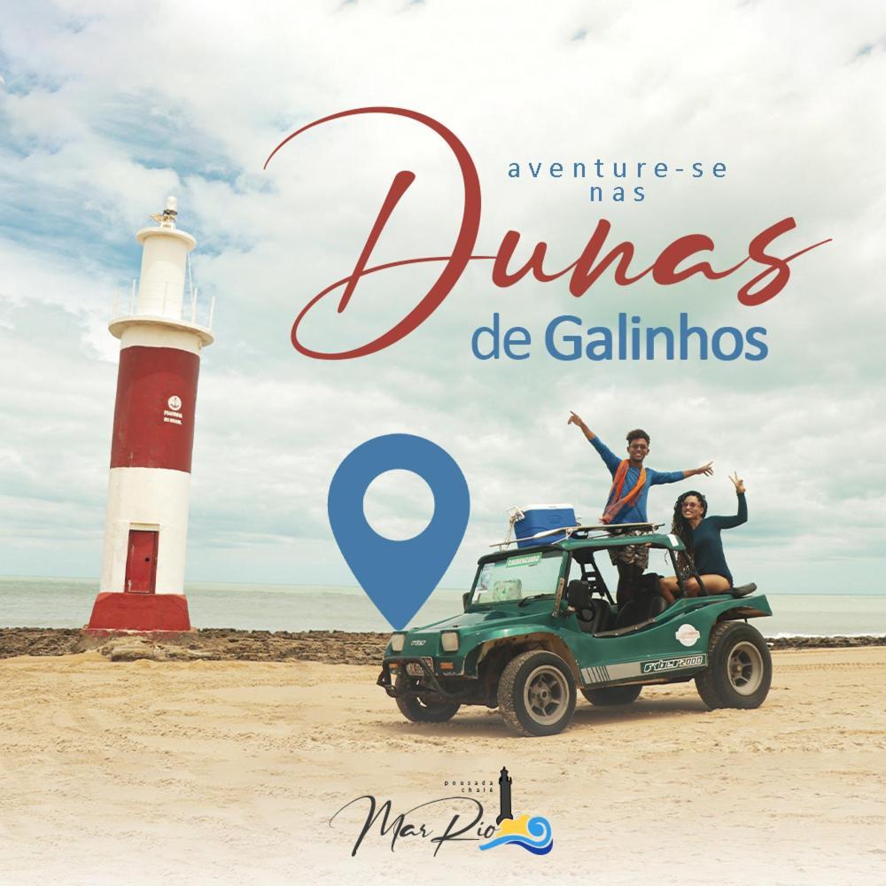 Pousada Chale Mar Rio Galinhos Zewnętrze zdjęcie